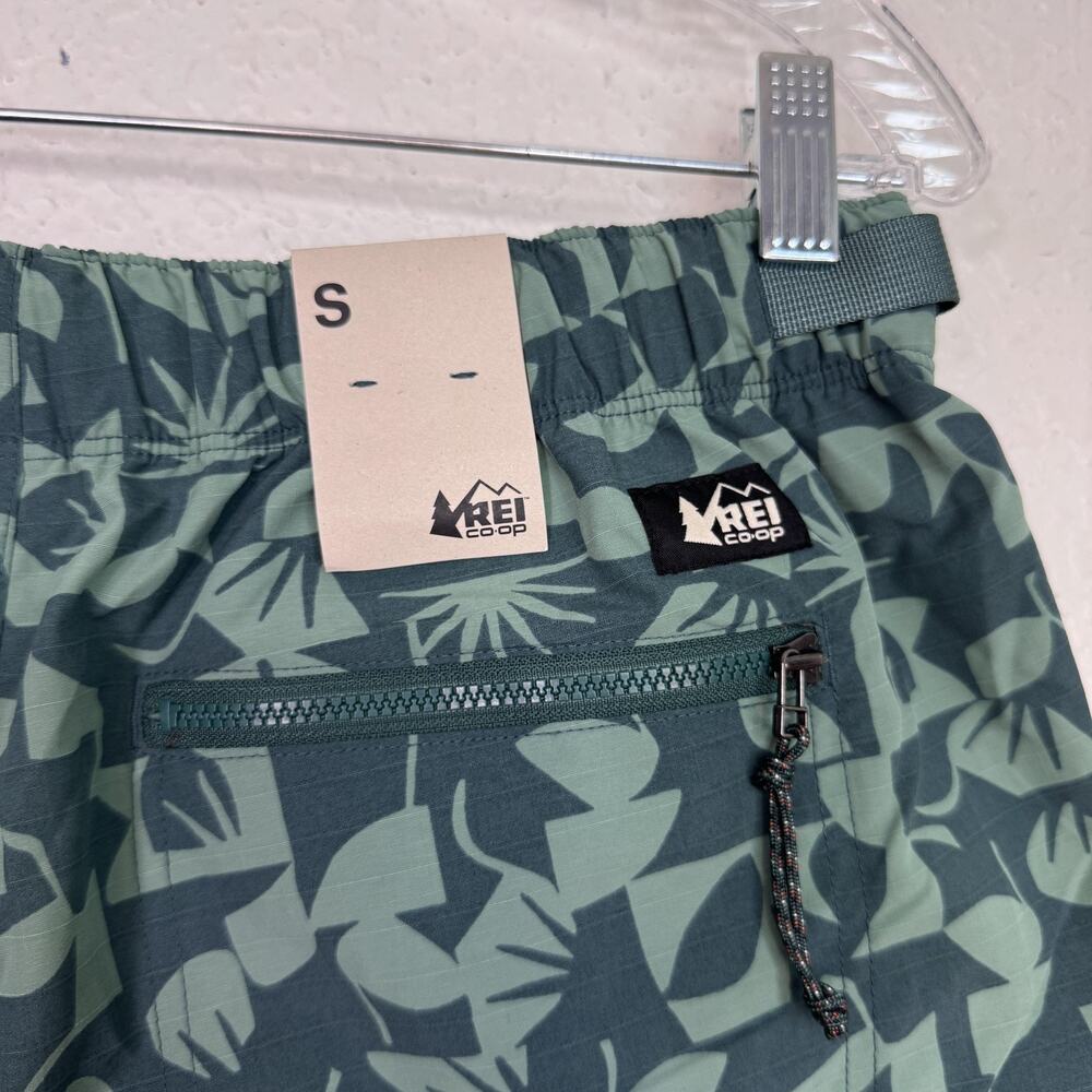 REI Trailmade Amphib Shorts Womens Small Hiking Hike Swim Sun Peak Jasper Green - Picture 4 of 10
